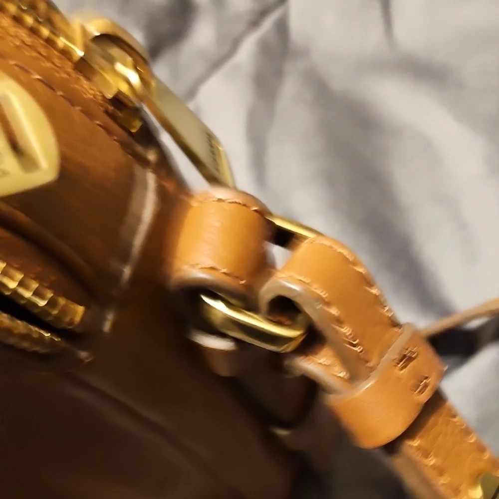 Fossil Women's Tan Leather Crossbody Bag - Picture 6 of 10